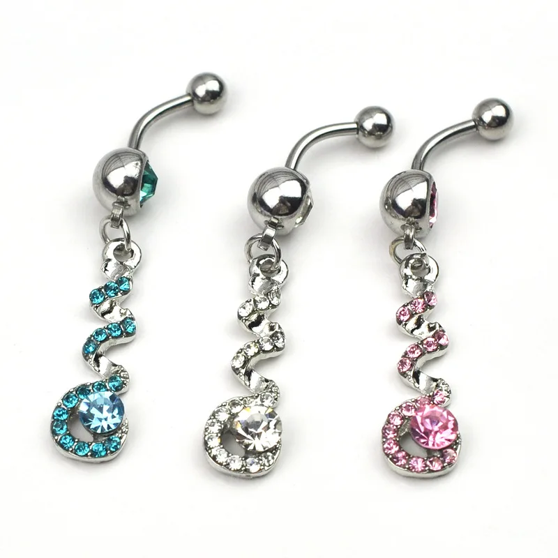 Hot hot sexi popular moon and star american new belly button ring belly button whole sale piercing jewelry