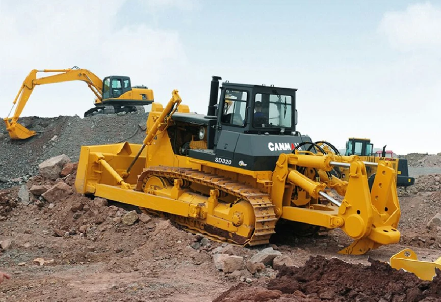  Shanghai CANMAX 320hp SD320 гидравлический гусеничный бульдозер низкая цена