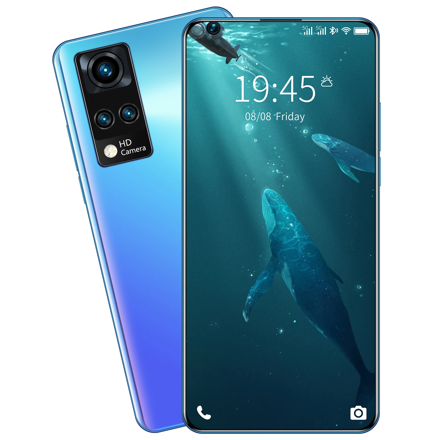  Смартфон X51PRO + 7 2 дюймов полный экран смартфон с двумя сим-карты для телефонов на базе Android Bluetooth он-лайн