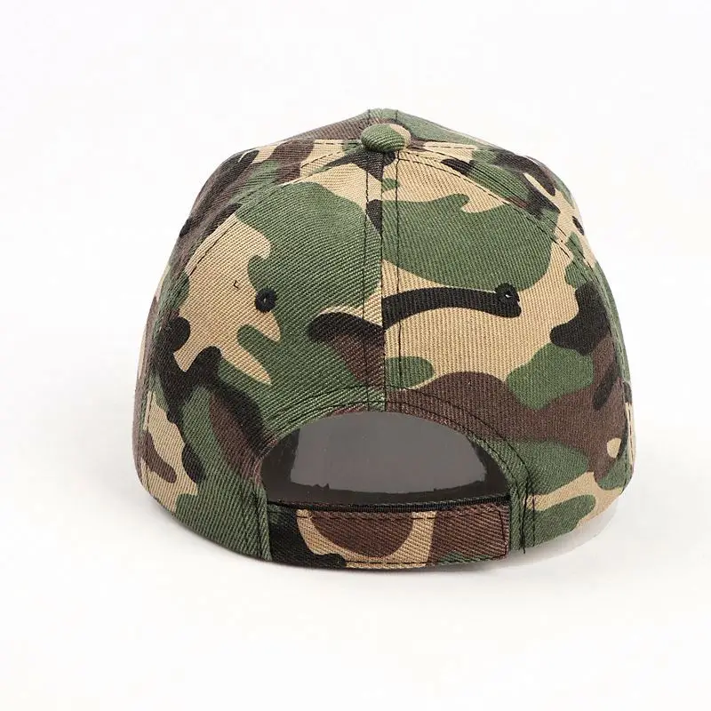 Cap Black Baseball Brown On Camo Camouflage Caps