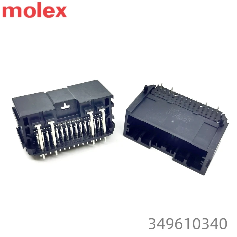 Original 2.0mm Mini50 Header Molex Connector 349610340 Male PCB Surface Wire to Board Right-Angle Hybrid Black 34 Pin for Sale