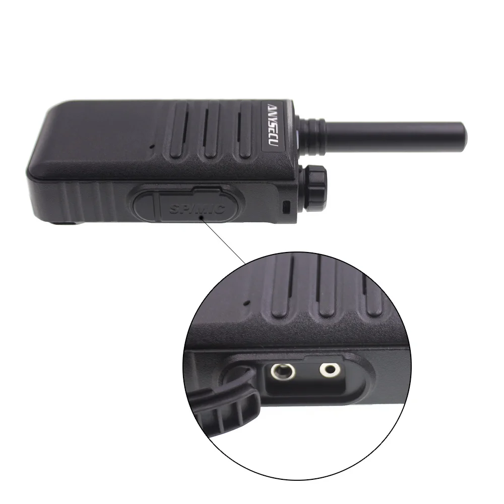 Anysecu AC-339 mini radio RealPtt Communication Function Belt Clip smart Walkie Talkie Uhf Frequency 400-470 MHz