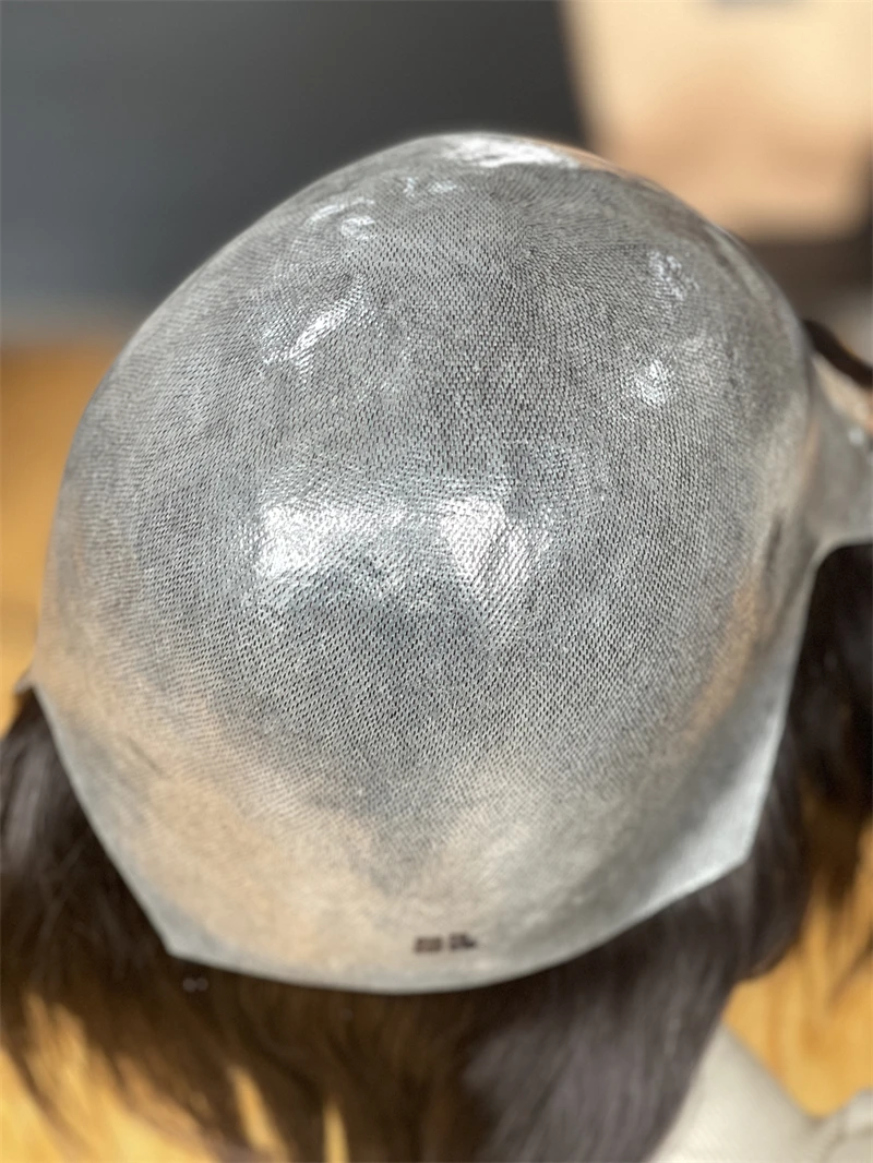 Alopecia Hairloss Factory Made Glue Medical PU Cap Wigs 100 Human Hair Wig For Cancer Patients In Stock