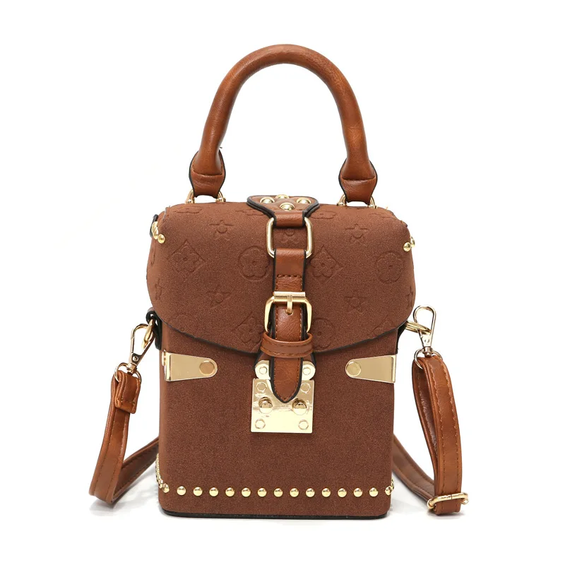 Hot Sell Luxury Mini Box Bags Ladies Small Messenger Handbags Fashion Designer Box Purses For Young Women