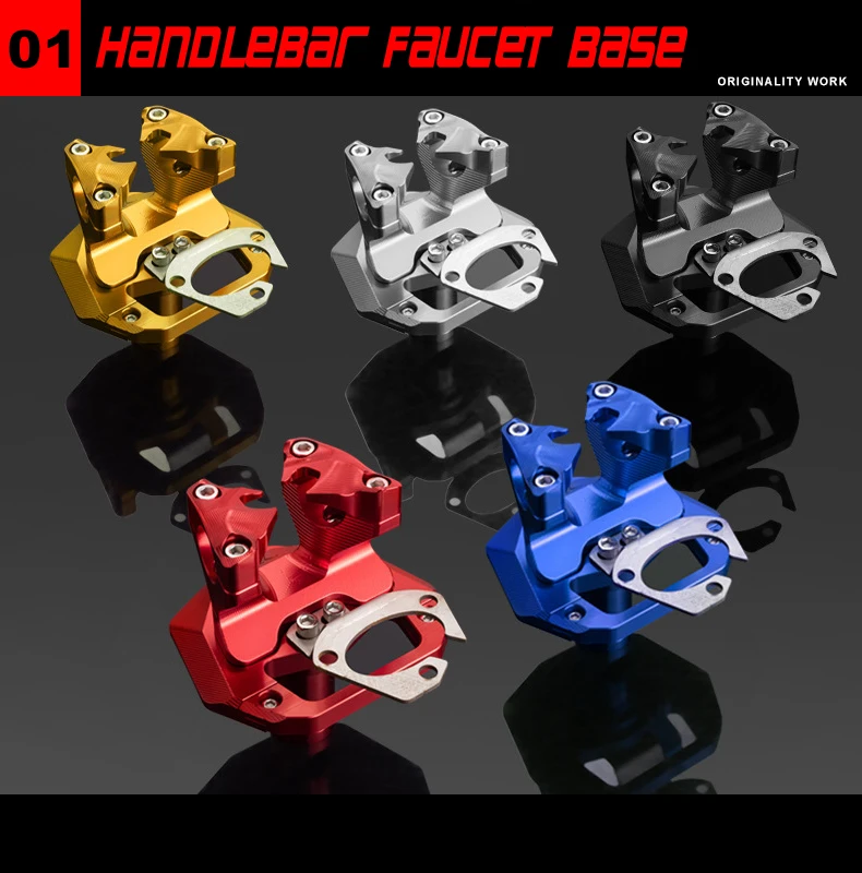 Motorcycle Universal Bracket Fixture 7/8-Inch 22mm Motorcycle Mounting Fixture Riser