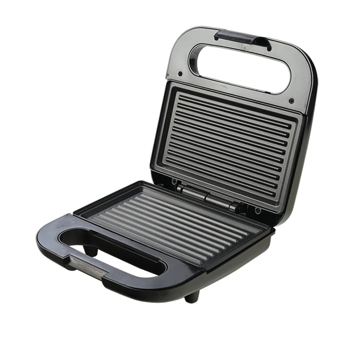 Factory Price 2 Slices Snack Mini waffle maker Electric Sandwich Panini Maker Non Stick Detachable Grill