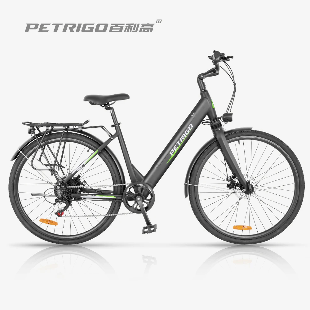 PETRIGO OEM  electric city bike in stock  custom 26 inch women and men vintage bicycle sharing bicicleta mujer for adult cycle