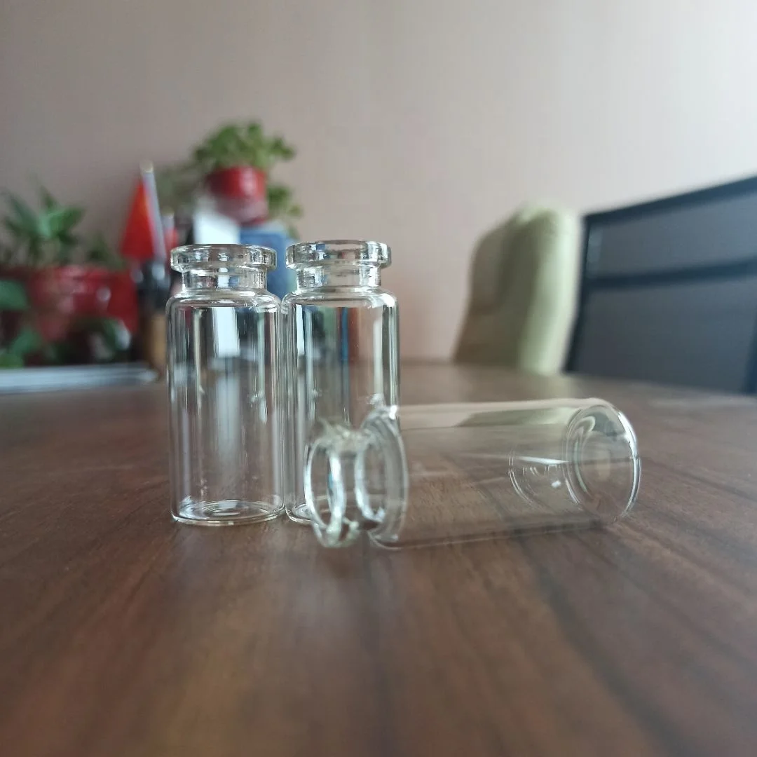 Manufacture Blue 10ml Glass Vial Customized Empty Glass Blue Tubular Vial