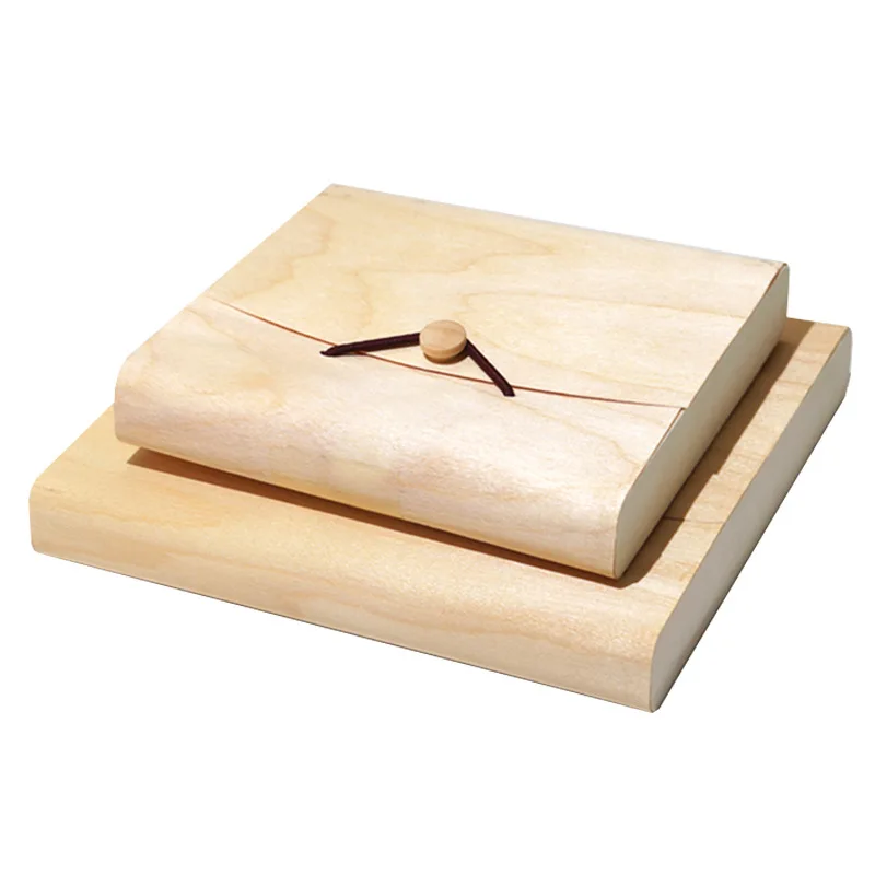 Hot Sale Light Weight Birch veneer Wood Box Tea Gift Packaging  Box