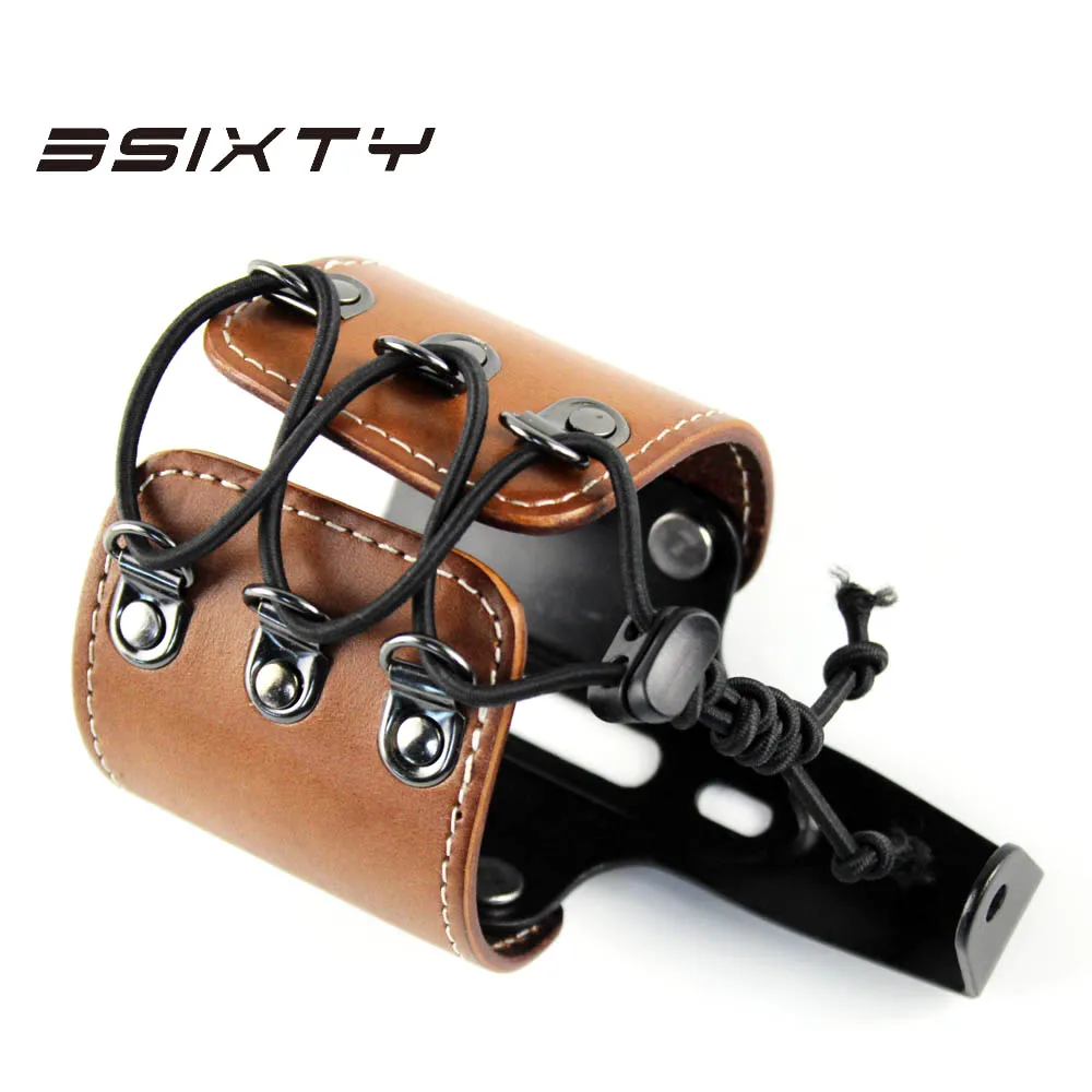  Genuine Leather Water Holder Bottle Cages for Road Bicycle & Brompton