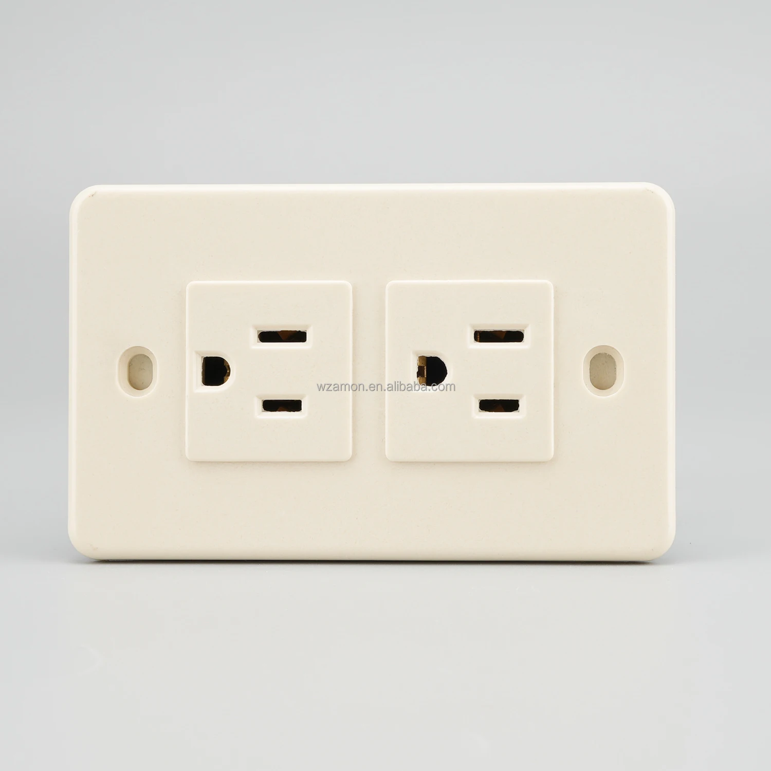Ivory 125V 15A Bakelite American Duplex Receptacle House Electric Light Wall Switches And Socket Outlet