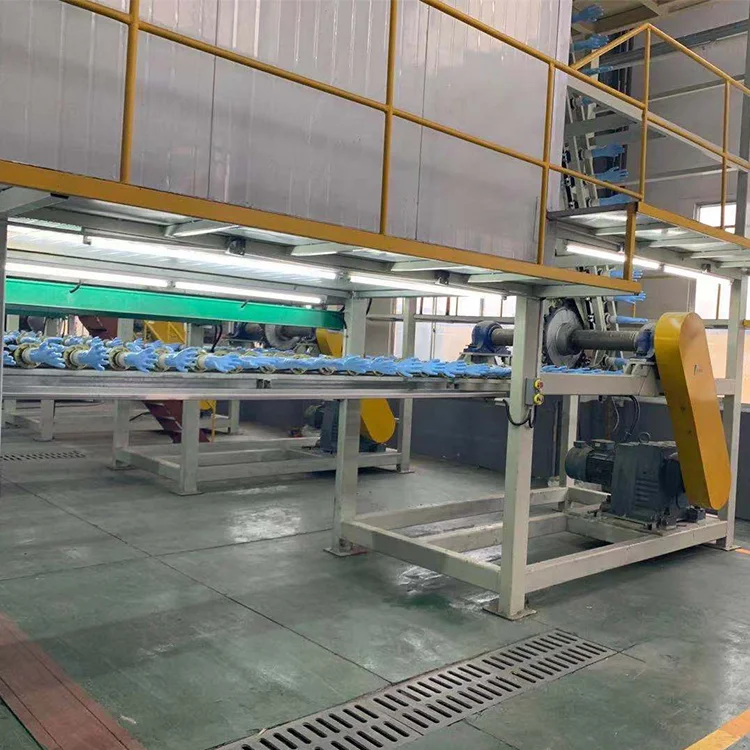 China manufacture non medical nitrile gloves making machine glove finishing machine