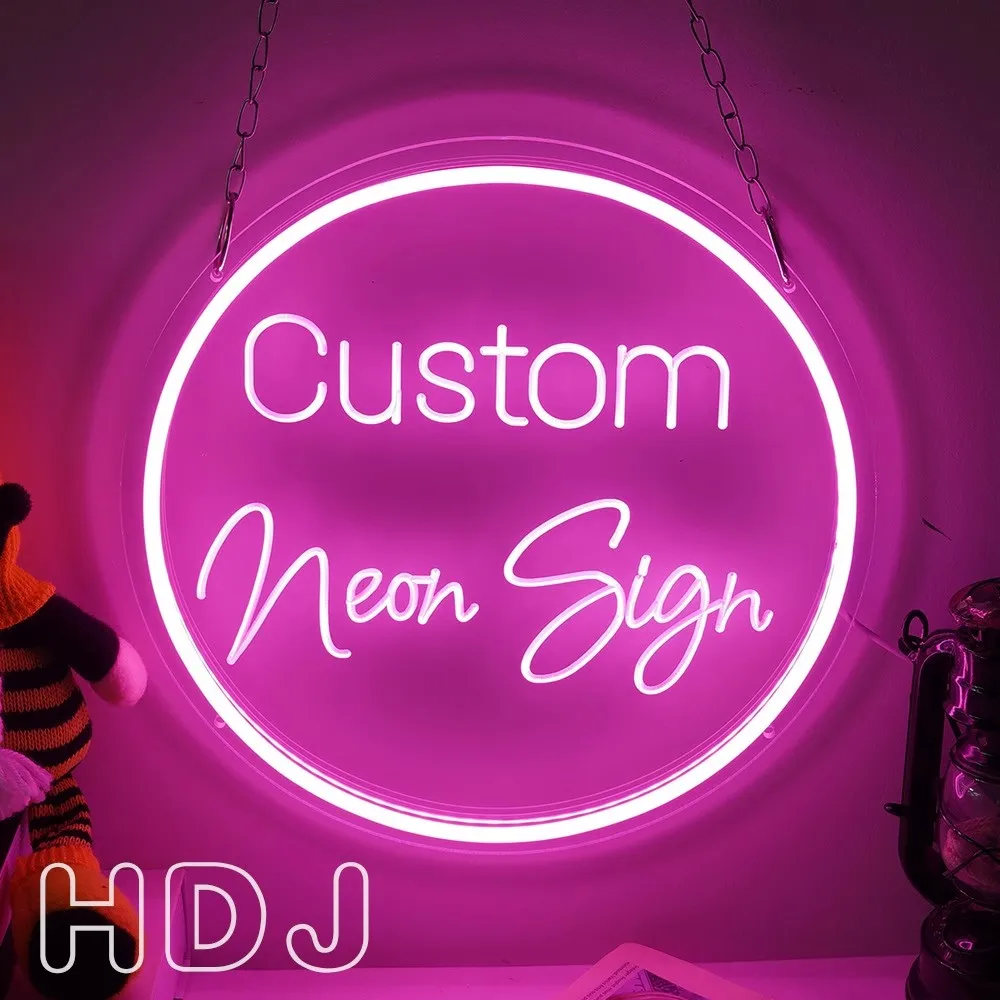 Drop Shipping Custom Neon Lights Sign Happy Birthday Only Advertising LED Sign
