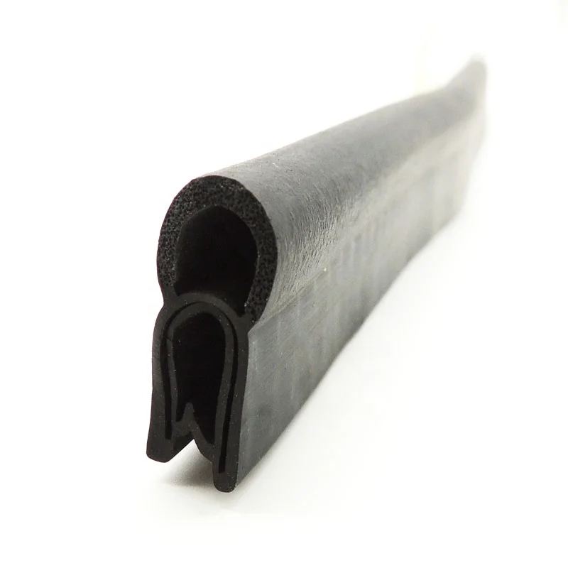Rubber clips for door panel trim seal
