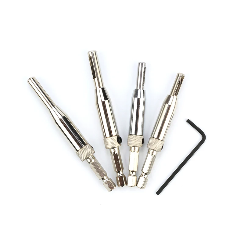 7pcs Hex Shank Self Centreing Cabinet Hinge Drill Bit  For Wood Working With Hex Wrench