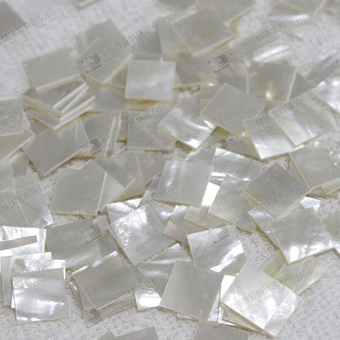 Natural mother of pearl square gemstone square slice for sale