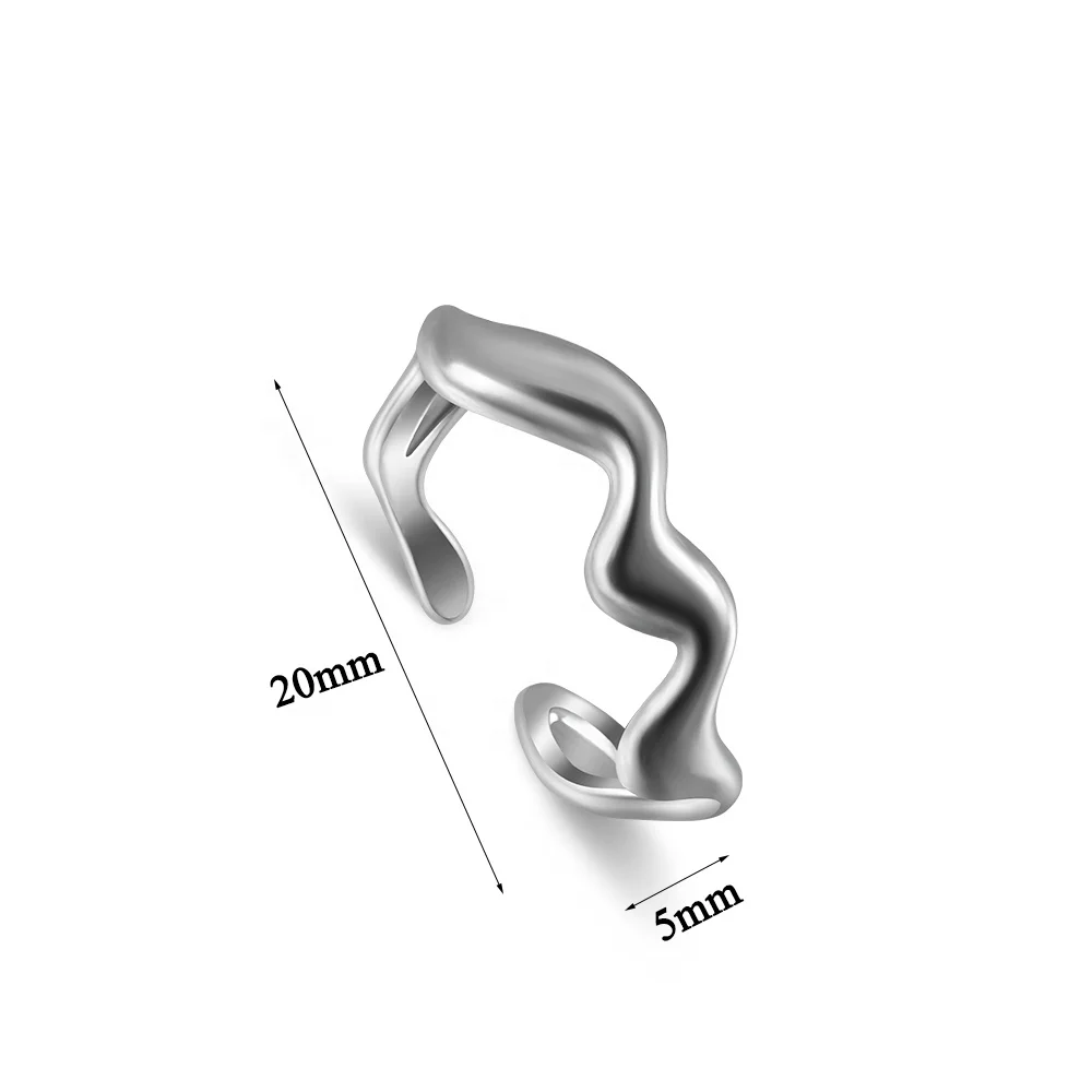 Trendy Thumb Rings Ladies Mens Toe Rings Adjustable Open Band Simple Exquisite Womens Ring Wholesale