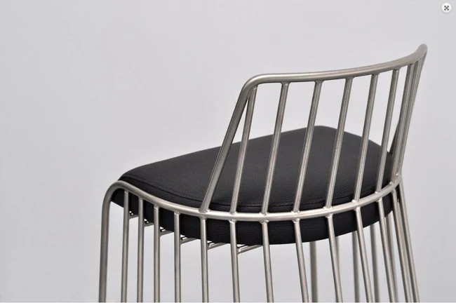 
Modern wire steel frame bar stool chairs 