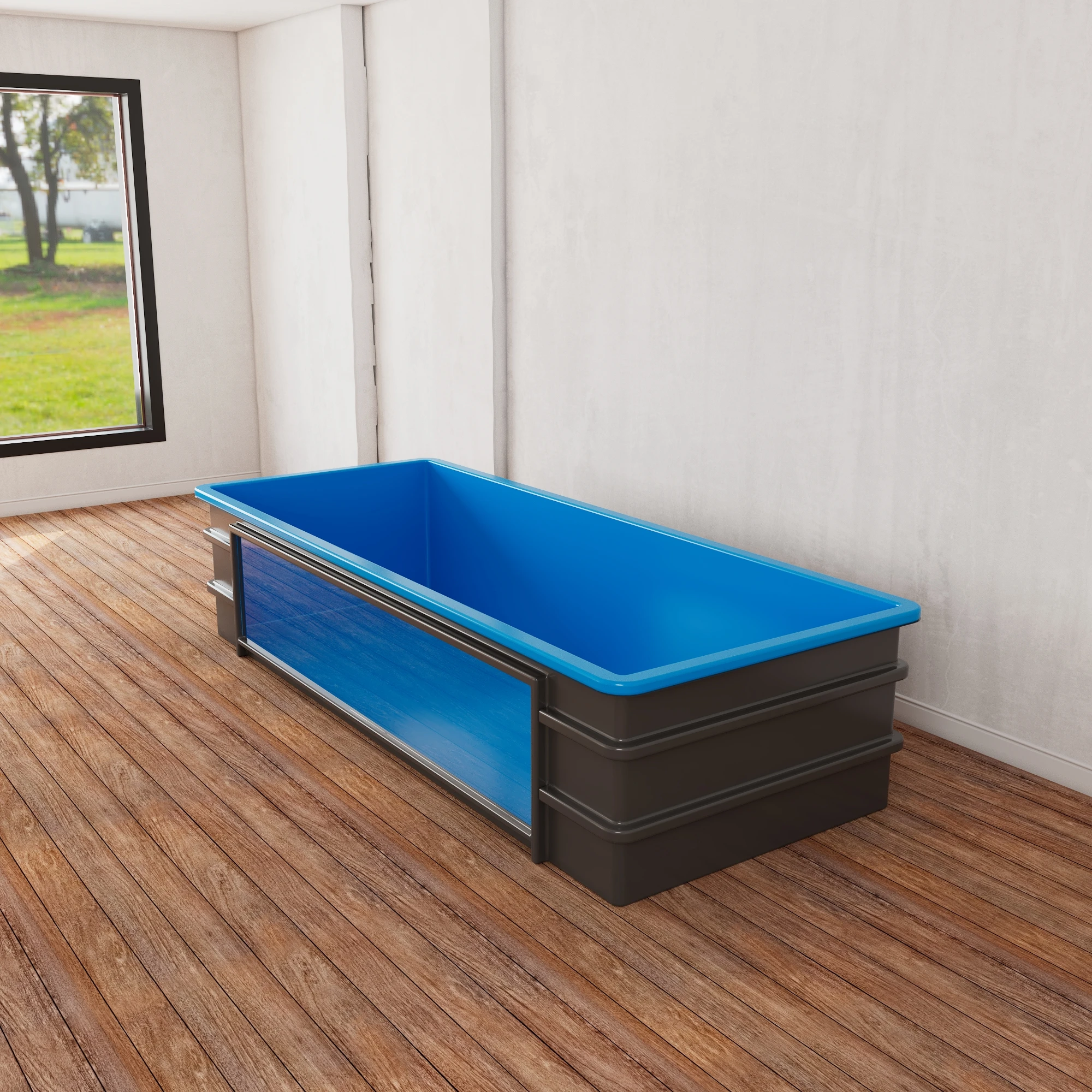 FISH 2022 hot sale home fresh water large glass fiberglass decoration fish farming aquaponics tank aquariums