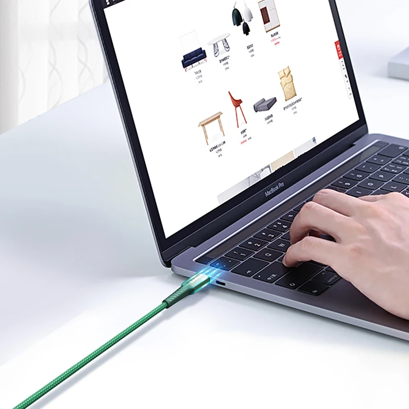 Кабель для быстрой зарядки DataRoad PD 60 Вт Type-C в 5A зарядный кабель телефона