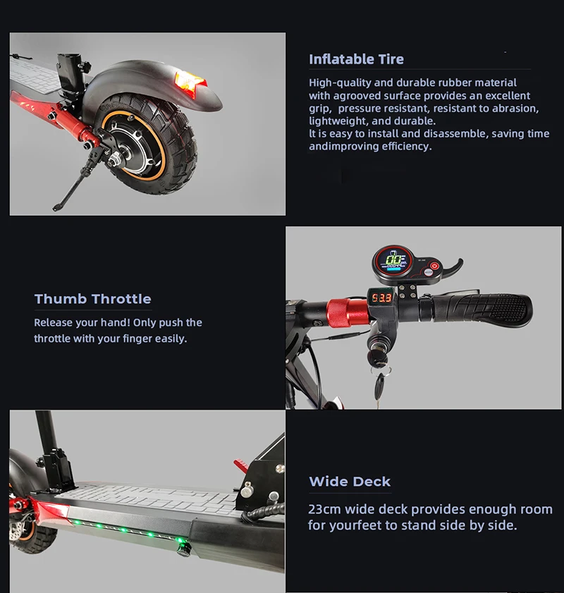 waterproof high speed two wheel e electric scooter 40km free shipping