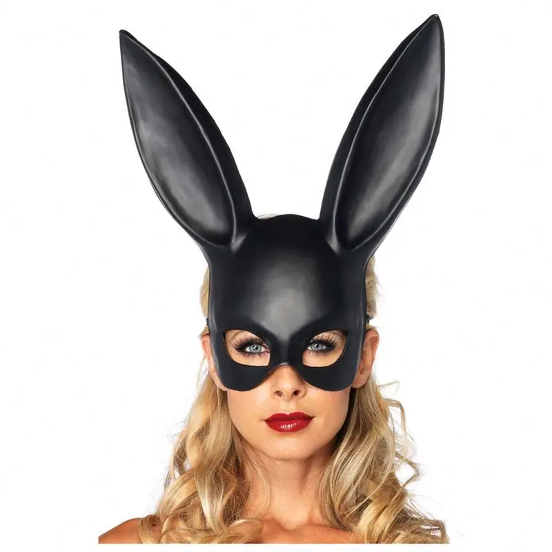 Bunny Ear Rabbit Mask Women Masquerade Rabbit Mask Cosplay Headwear Rabbit Mask Cosplay Party Props for Halloween Party