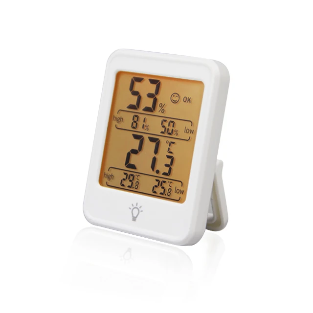 Mini LCD Indoor Electronic Humidity Meter Weather Station Temperature Sensor Gauge Home Digital Thermometer Hygrometer