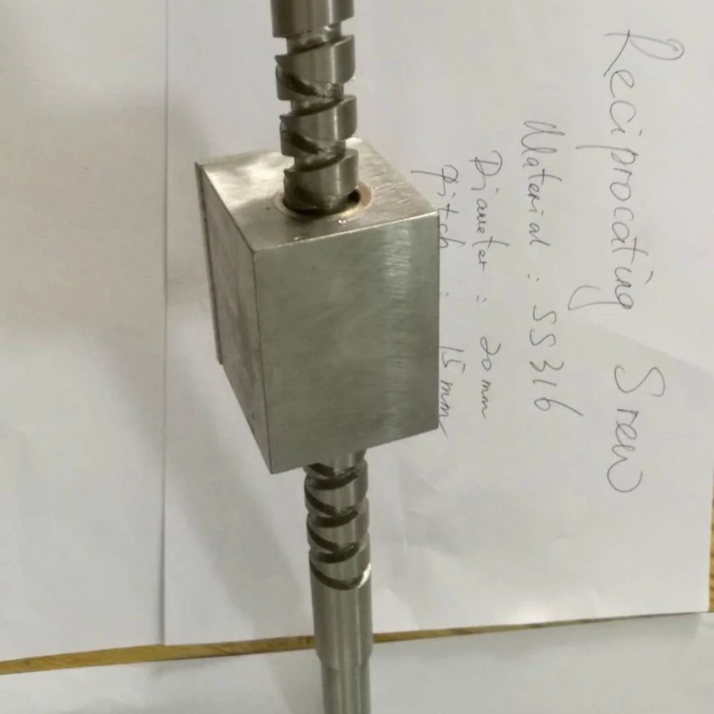 MMS 20 years factory customized or OEM SUS304   reciprocating screw