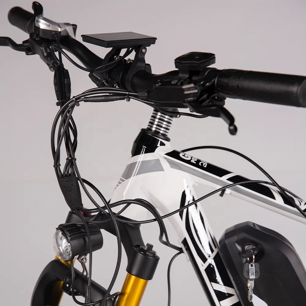 Equipped 26 Inch Fat Tire Support Multi-Terrain Riding Using 750W Bafang Motor Powerful Adult Electric Mountain Bike