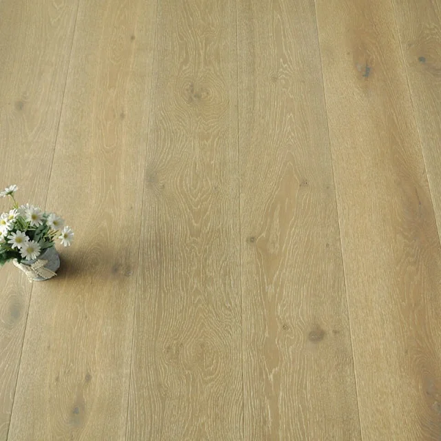 Indoor used 9' wide European oak wood flooring parquet series