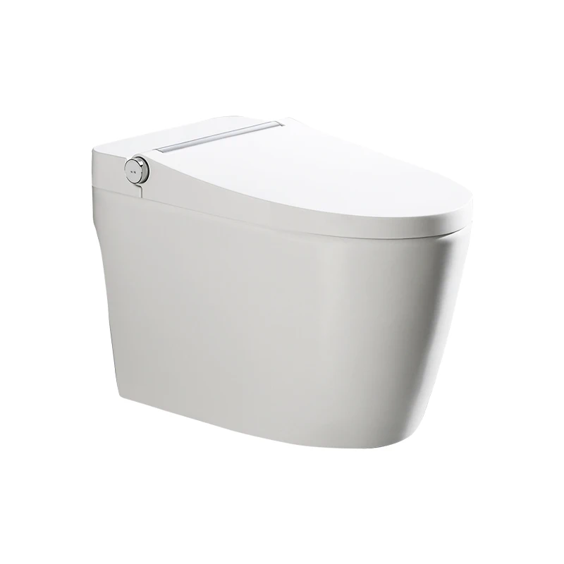 Available complet electric heated automatic elongated one piece smart toilet for sale