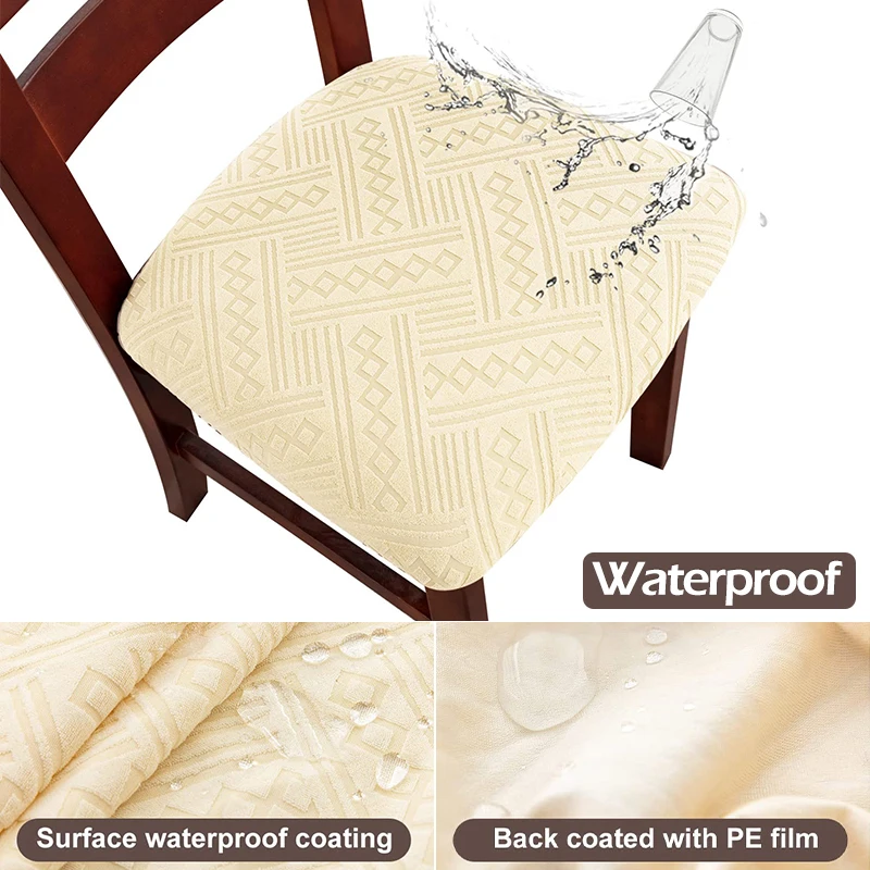 High Quality Cotton Jacquard Seat Cushion Cover for Chair Mats Modern Home Designer New Washable Chair Mats