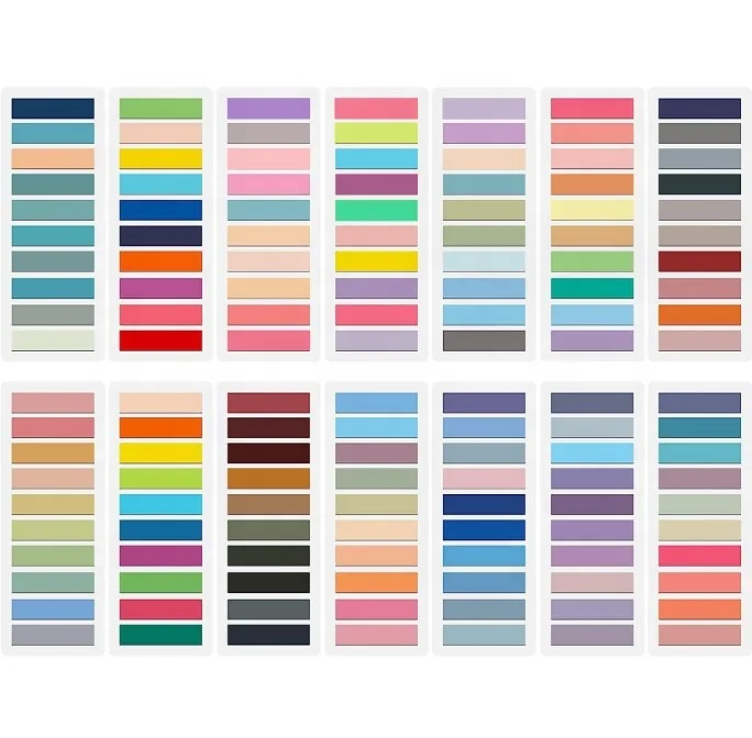 Morandi Sticky Note Tabs Colored Writable And Repositionable Book Flags Tabs Strip Index Tabs