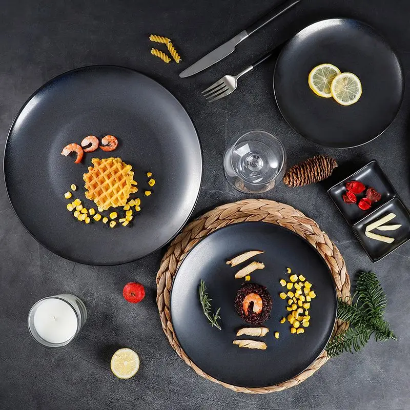 Top Quality 10 Inch Porcelain Ceramic Dishes For Restaurants Dinner Dishes Pizza