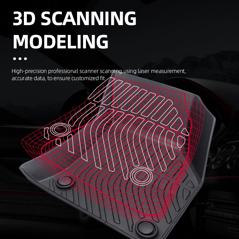 New Products Waterproof Custom Fit 3D Carpets Tpe Rubber Car Floor Mats Car Foot Mat Floor Liners For Jetour X70