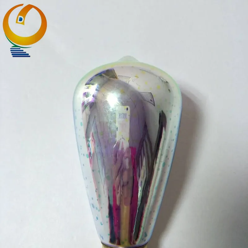  ST64 3D Светодиодная лампа фейерверк e26 240v st64