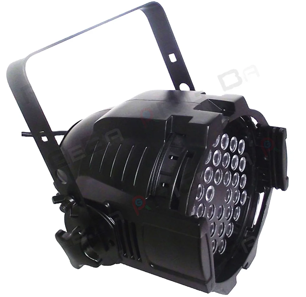 Hot Selling RGBWA 36LEDs X 3W High Power Indoor LED Par 64 Stage Lights DMX512 Control Mode Warm White Spotlights for Hotels