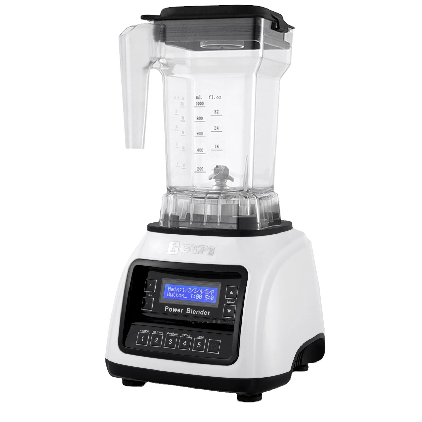 Electric Vegetable Juice Blender 1300W High-Power Fruit Juicer Food Processor Multifunctional Smoothie Blender