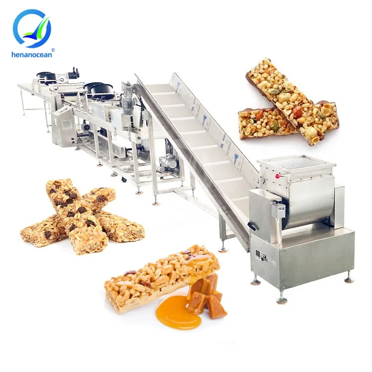 OCEAN Automatic Cereal Bar Granola Form Machine Grain Chocolate Bar Production Line Nut Bar Machine