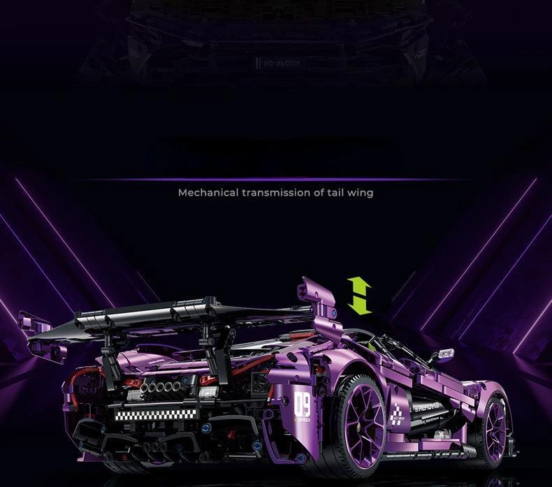 IN STOCK 3568pcs Technical Remote Control Sports Car Model MOC P1 Racing Car Bricks Toys for Boys Gift  Building Blocks Sets