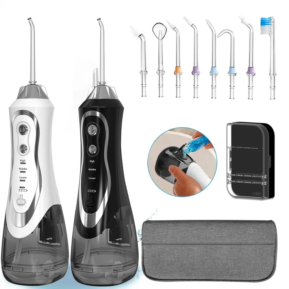 Wholesale Customized Mini Travel Professional Water Dental Flosser 3 Mode Cordless Atmospheric Teeth Oral care water Irrigator