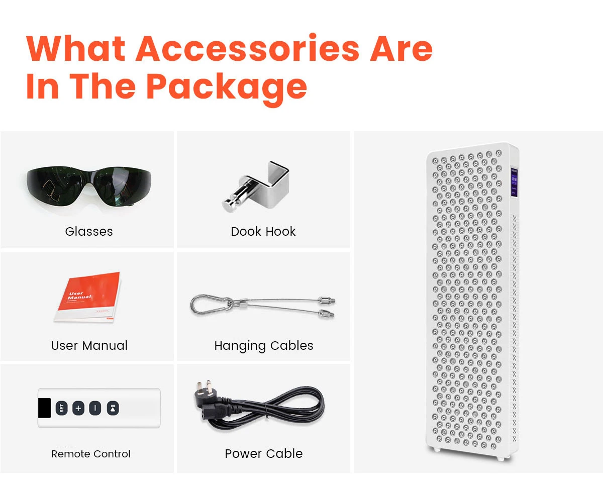 IDEATHERAPY Customized Professional RL300 Touch Screen Full Body 630nm 660nm 820nm 850nm Led Red Light Therapy Panel