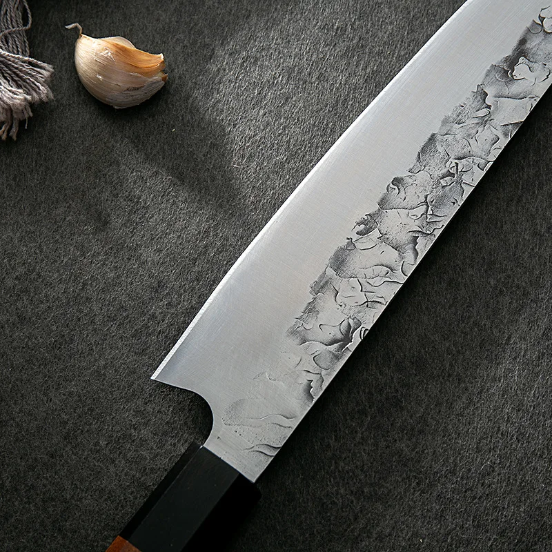 custom 7 pcs professional knives japanese damascus stainless steel ceramic kitchen meat fruit chef knife sets