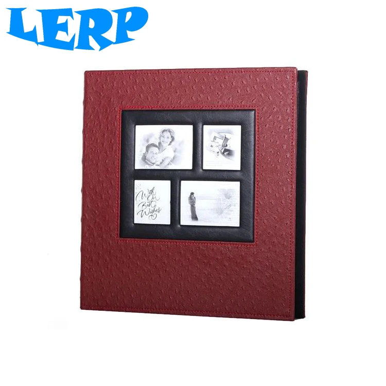 Hot selling Pu Cover 4x6 Inch 400 Pockets Large Capacity Insert Wedding Family Baby Home Decor Memory Photo Album