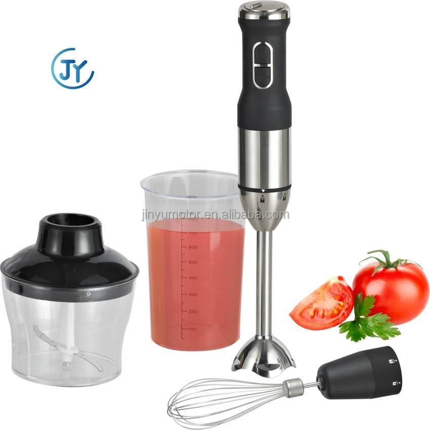 Household small appliances professional electric stick immersion food hand held blender set 4 in 1