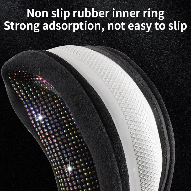 Car Accessories luxury Skidproof Heated bling bling diamond Steering Wheel Cover fashion gifts For Woman