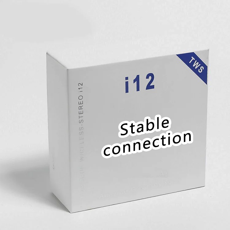 Cheap Earphone Factory Wholesale i12 , Wireless TWS Earbuds High quality i12 tws headphone