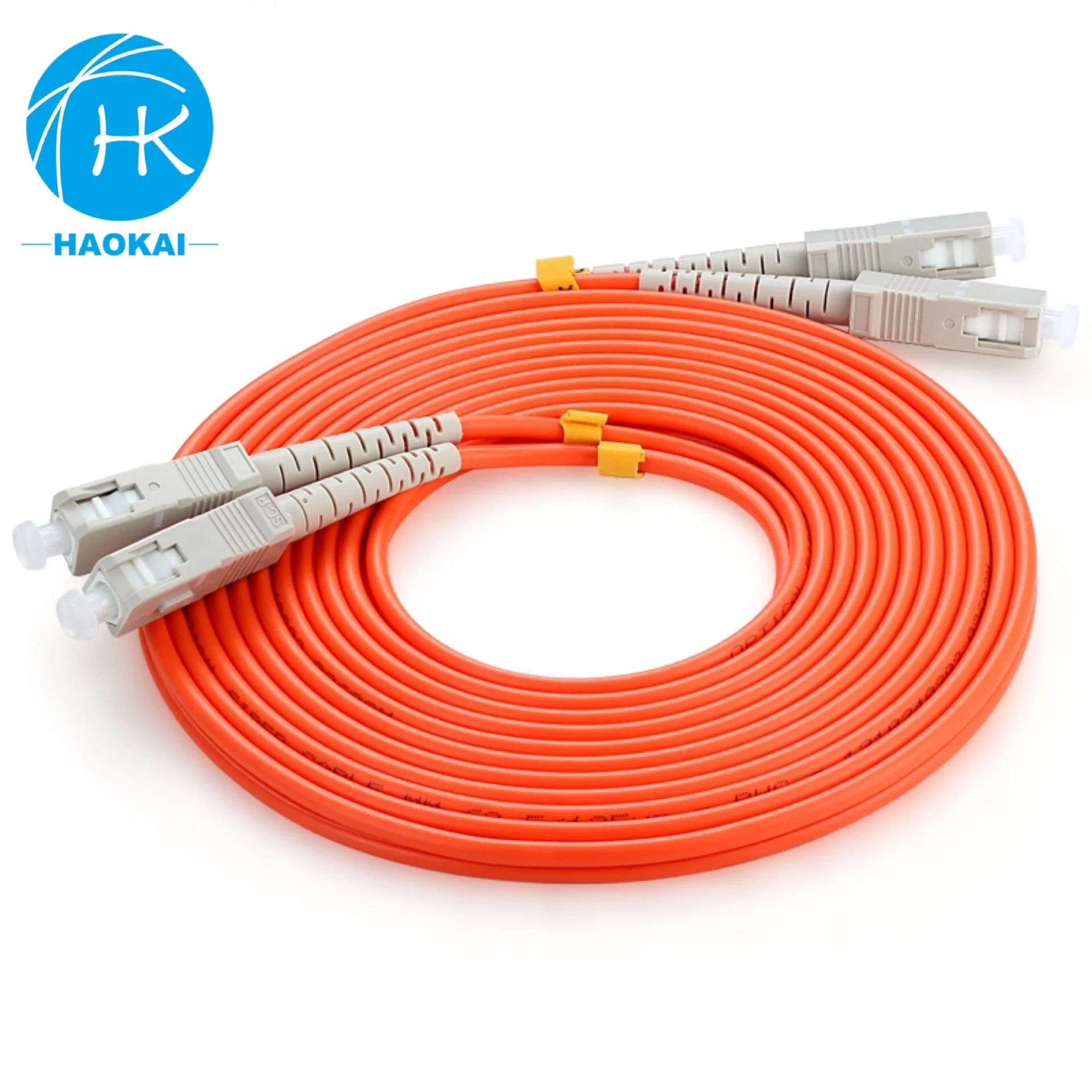 Sc/apc- Sc/upc Simplex Fiber Optic Sm Best Factory Price Patch Cord Network Patch Cables Network System LSZH PVC Kevlar Yarn