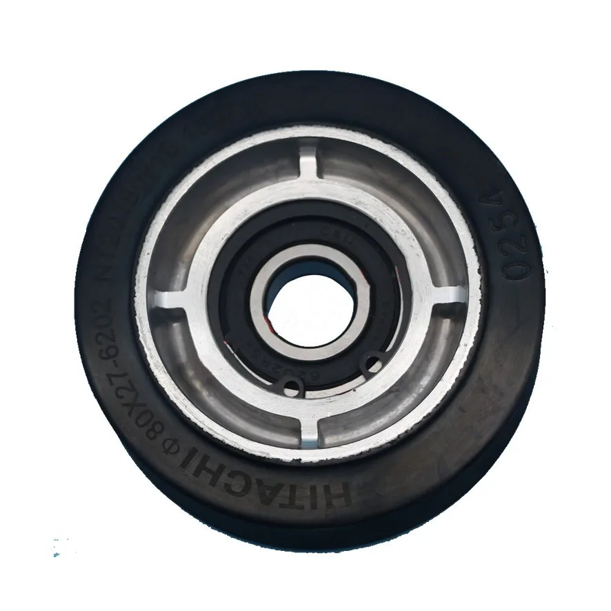 Запчасти для лифтов Hitachi, уличные шаговые ролики 80*27*6202, подшипник с алюминиевым сердечником, водонепроницаемое шаговое колесо