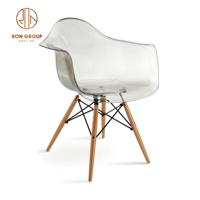 Wholesale Stackable Wedding Banquet Furniture Crystal Clear Plastic PC Chavari Tiffany Resin French Louis Acrylic Ghost Chair